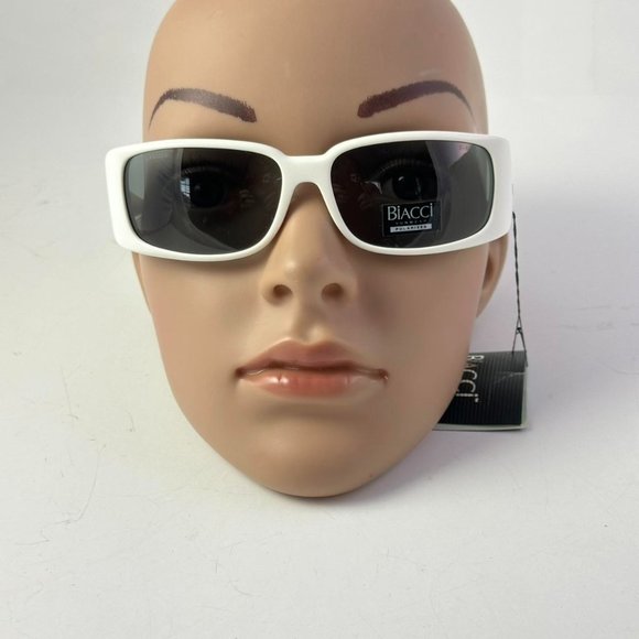 BL4112 white Biacci Sunglasses with polarized lenses main image 5